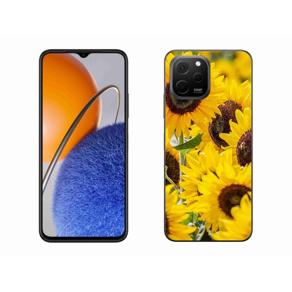 Gél borítás mmCase a Huawei Nova Y61 készülékhez - Napraforgó