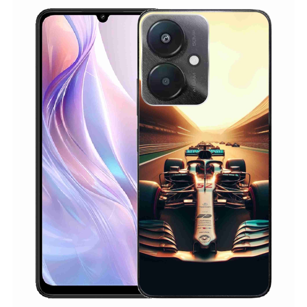 Gél borítás mmCase a Xiaomi Redmi 13C 5G számára - formula 1