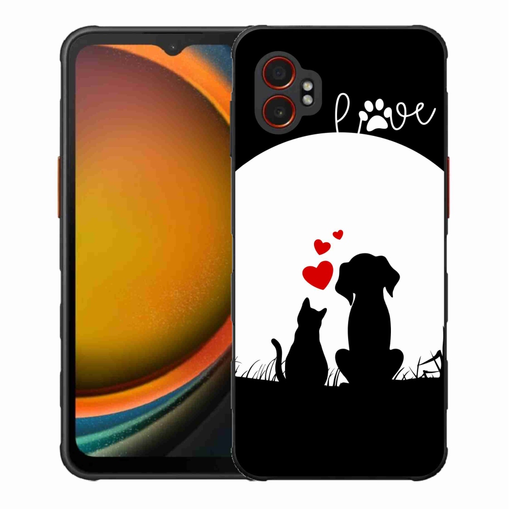 Gél borítás mmCase Samsung Galaxy Xcover 7 Pro - állati szeretet