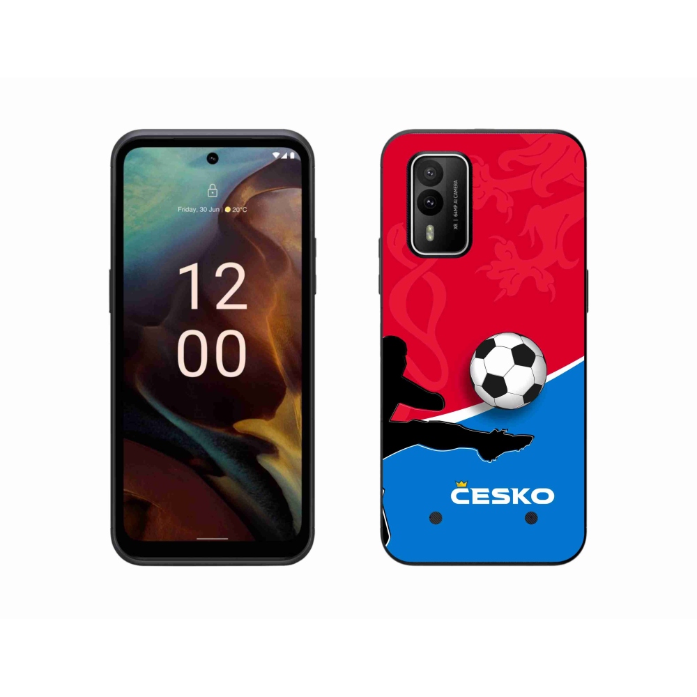 Zselés borítás mmCase a Nokia XR21 készülékhez - Soccer Csehország 2