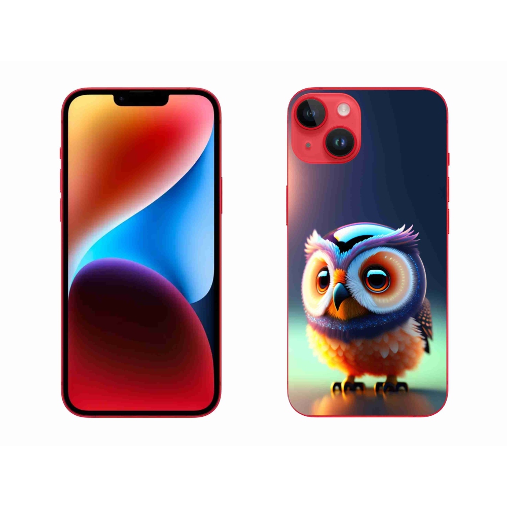 Zselés borítás mmCase iPhone 14 Plus készülékhez - bagoly