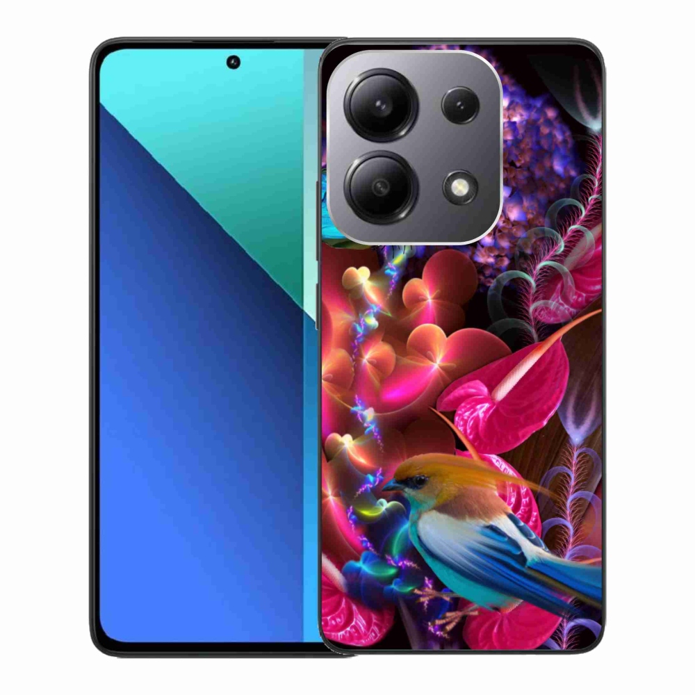 Gél borító mmCase a Xiaomi Redmi Note 13-hoz - színes virágok