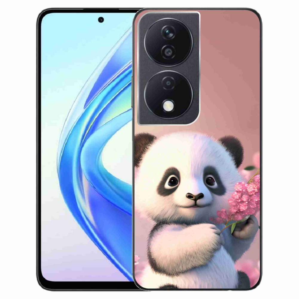 Gél védőhuzat mmCase a Honor X7b/Honor 90 Smart készülékhez - aranyos panda