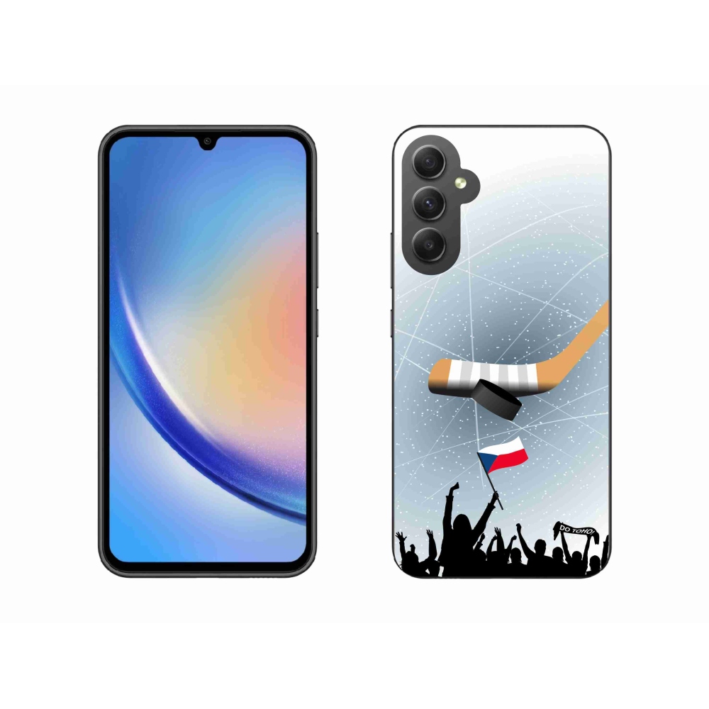 Gél borítás mmCase Samsung Galaxy A34 5G - jégkorong rajongóknak