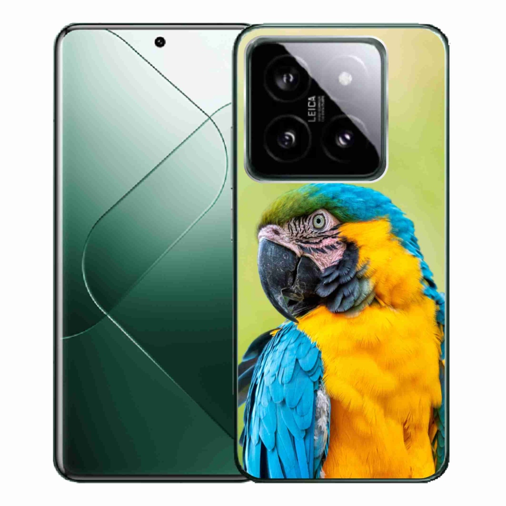 Gél tok mmCase a Xiaomi 14 Pro-hoz - papagáj ara 2