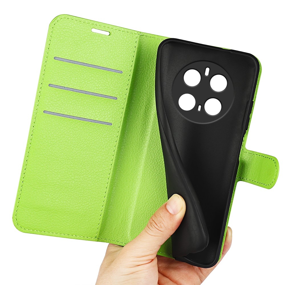 Litchi könyv tok a Honor Magic 7 Pro 5G készülékhez - zöld