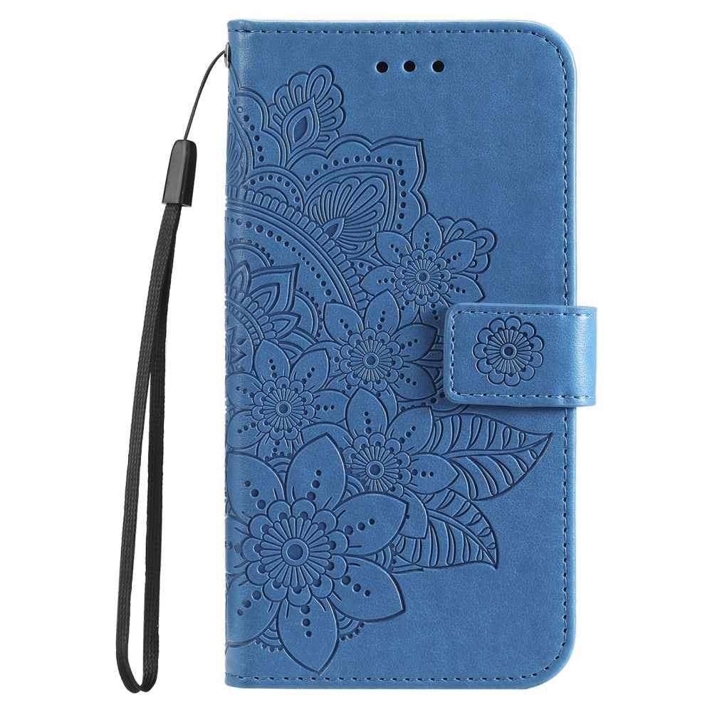 Mandala könyv tok Xiaomi Redmi A3-hoz - kék
