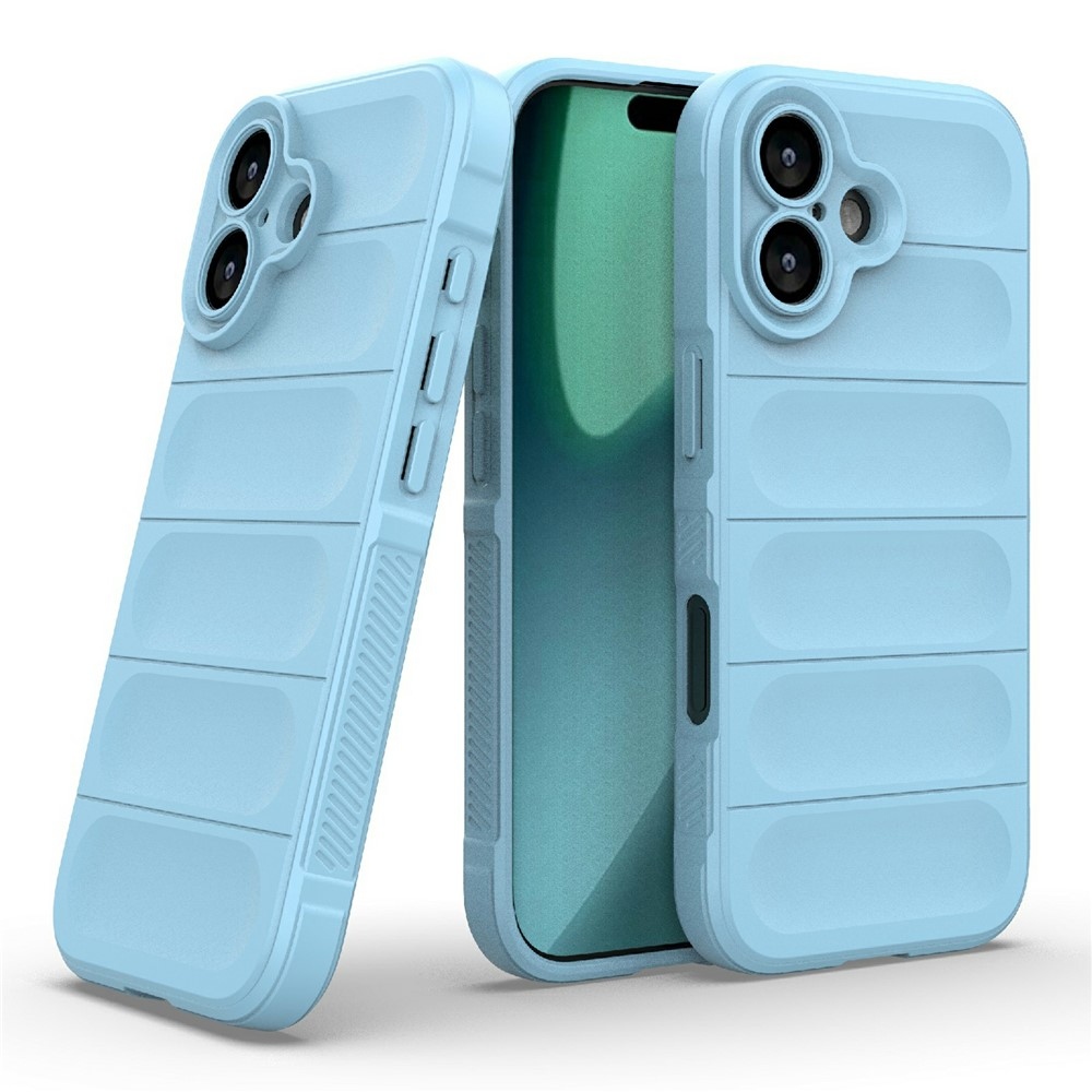 Rugg tartós zselés tok iPhone 17 készülékhez - világoskék