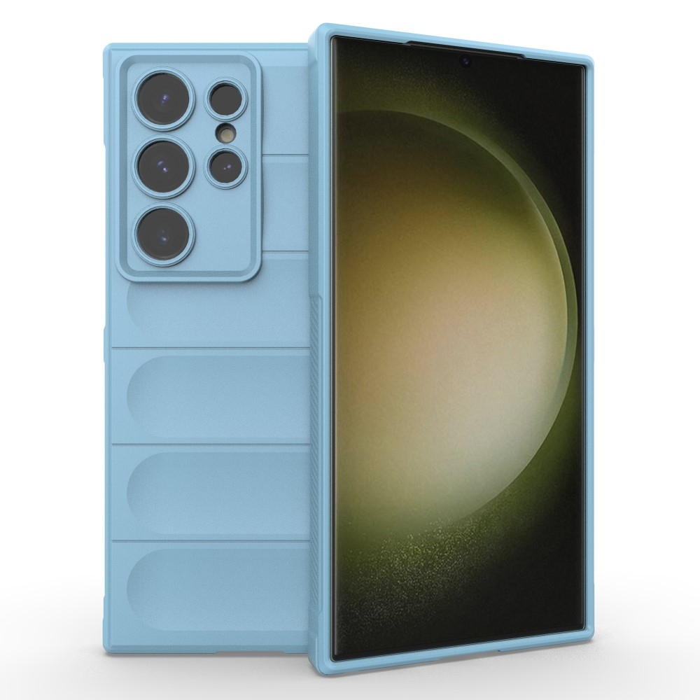 Rugg tartós zselés tok Samsung Galaxy S24 Ultra készülékhez - világoskék