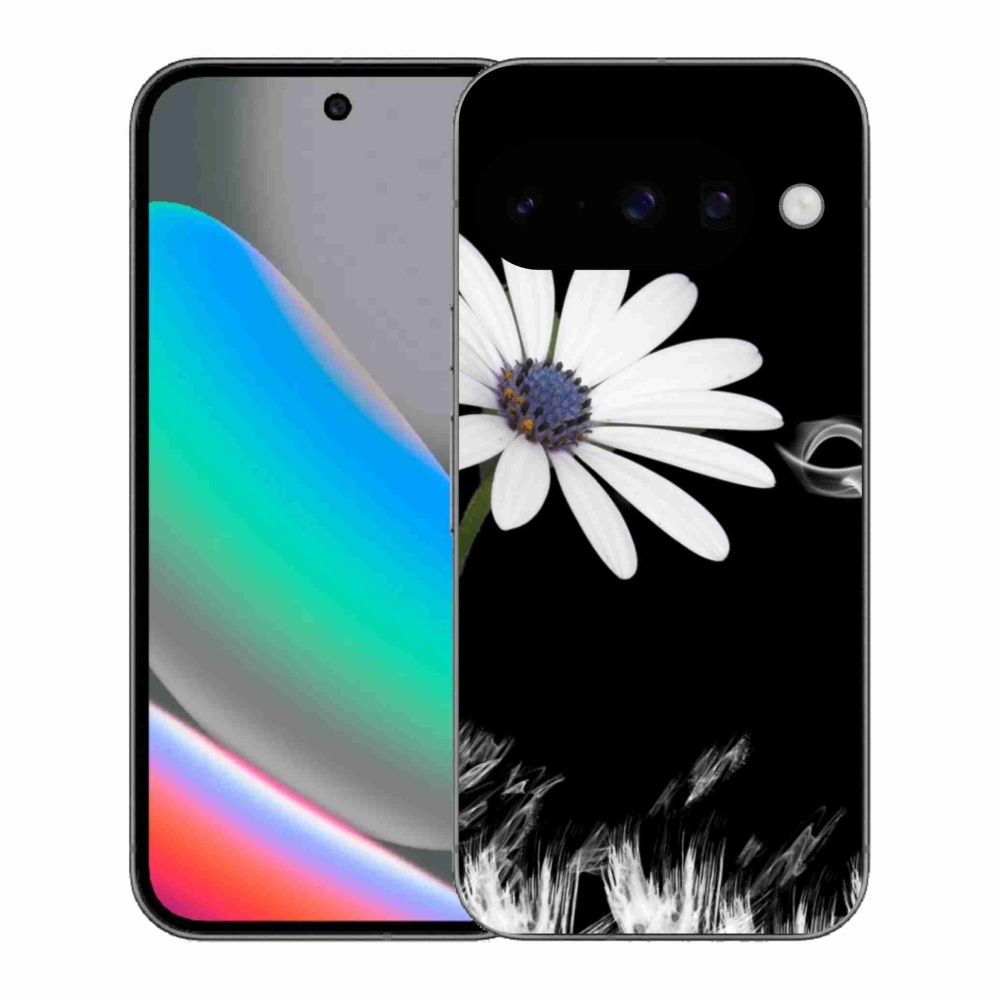 Gél védőhuzat mmCase a Google Pixel 10 készülékhez - fehér virág