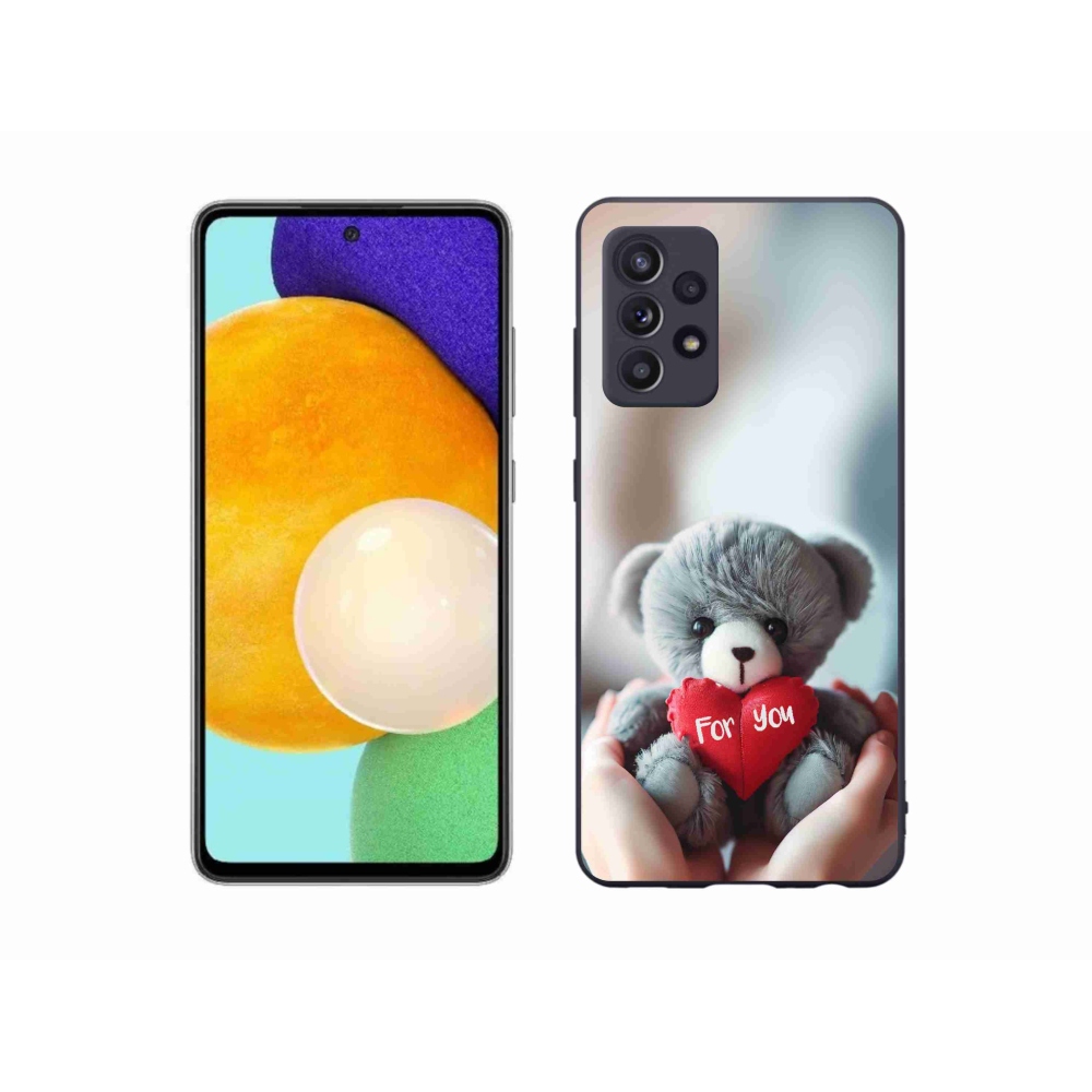 Gél borítás mmCase Samsung Galaxy A52s 5G - mackó a szerelmesek számára