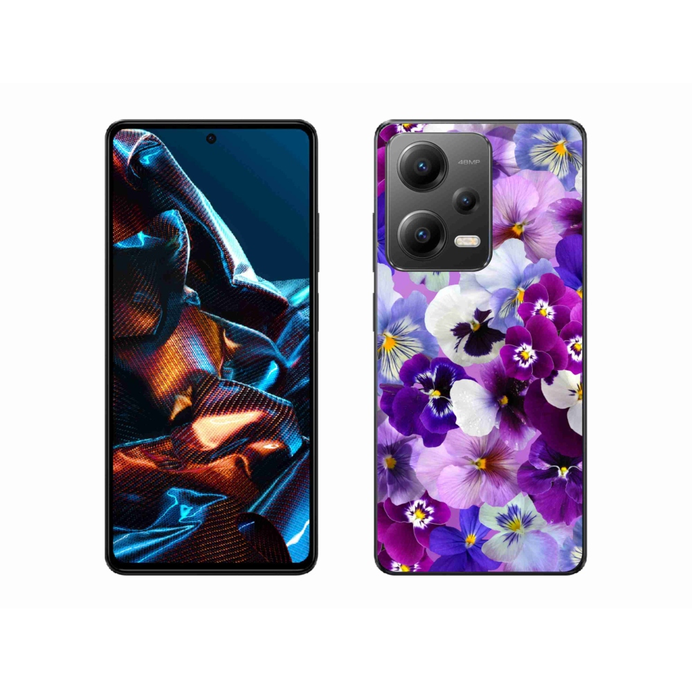 Gél borító mmCase a Xiaomi Redmi Note 12 Pro 5G-hez - virágok 9