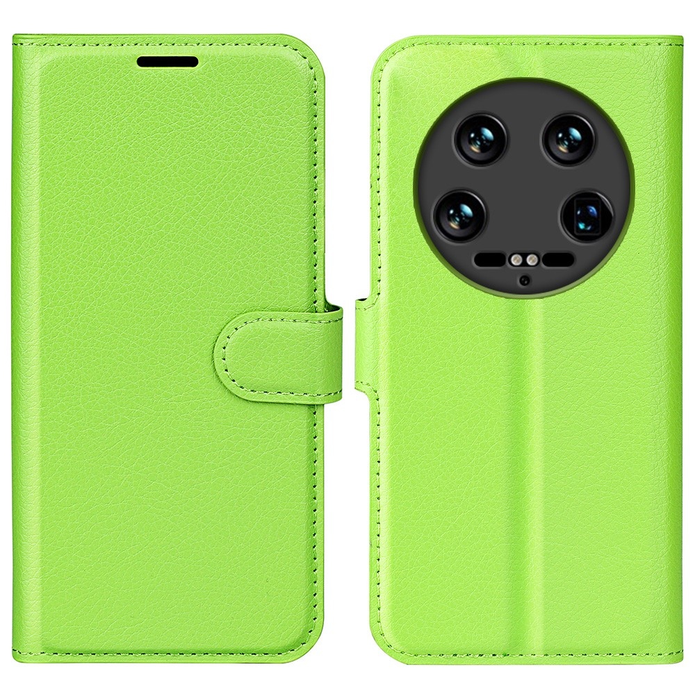Litchi könyv tok a Xiaomi 14 Ultra-hoz - zöld