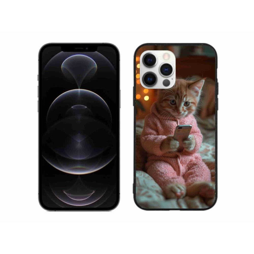 Gél védőburkolat mmCase iPhone 12 Pro Max készülékhez - baba mobillal