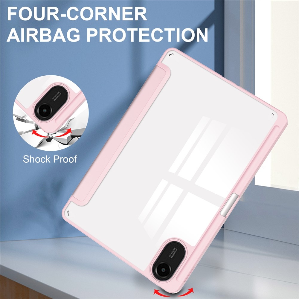 Ügyes záró tok a Xiaomi Redmi Pad 2 tablethez - rózsaszínű