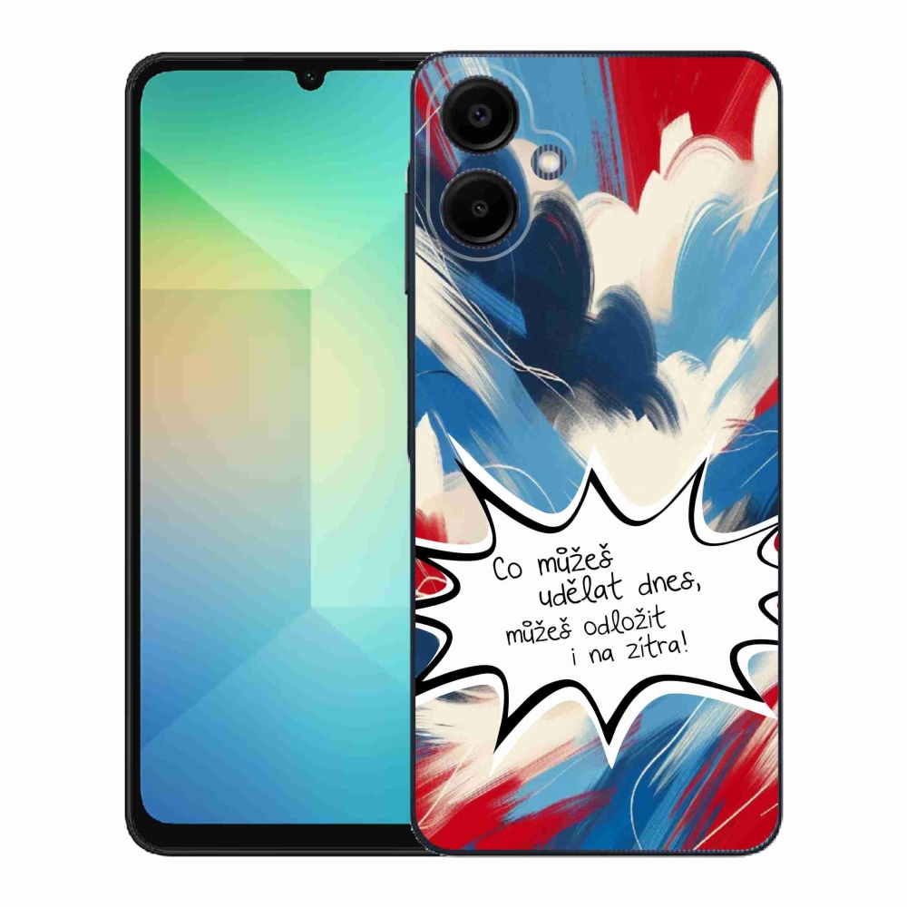 Gél borító mmCase Samsung Galaxy A06 4G - vicces szöveg 9 fehér háttér