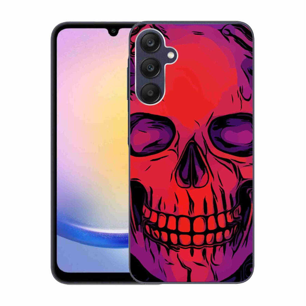 Gél tok mmCase a Samsung Galaxy A25 5G készülékhez - koponya