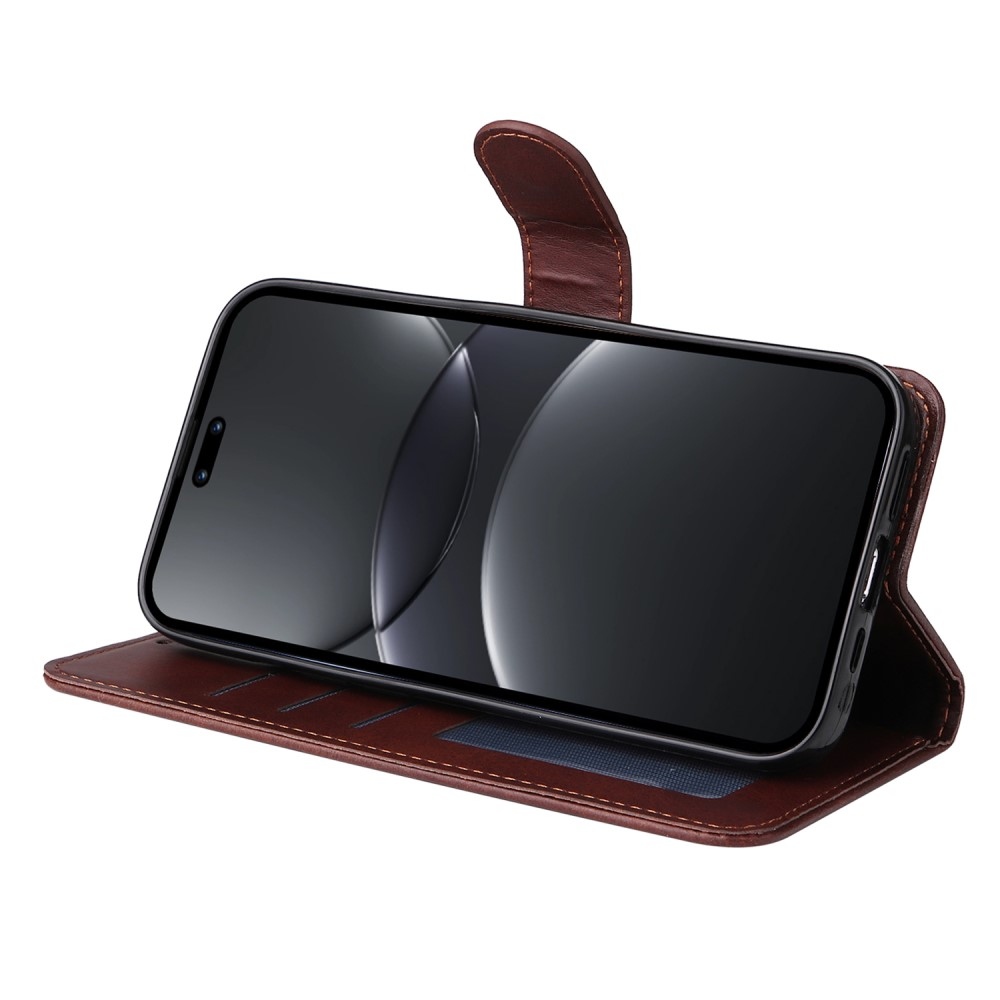 Könyvtáska a Huawei Nova 13 Pro 5G-hez - barna színű