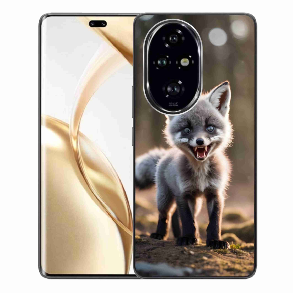 Zselés borítás mmCase a Honor 200 Pro 5G készülékhez - angry fox