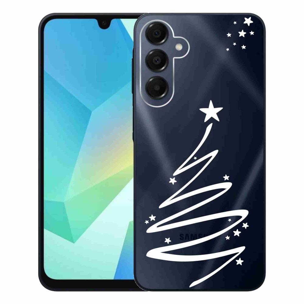 Gél borító mmCase Samsung Galaxy A16 4G/5G készülékhez - fehér fa átlátszó háttérrel