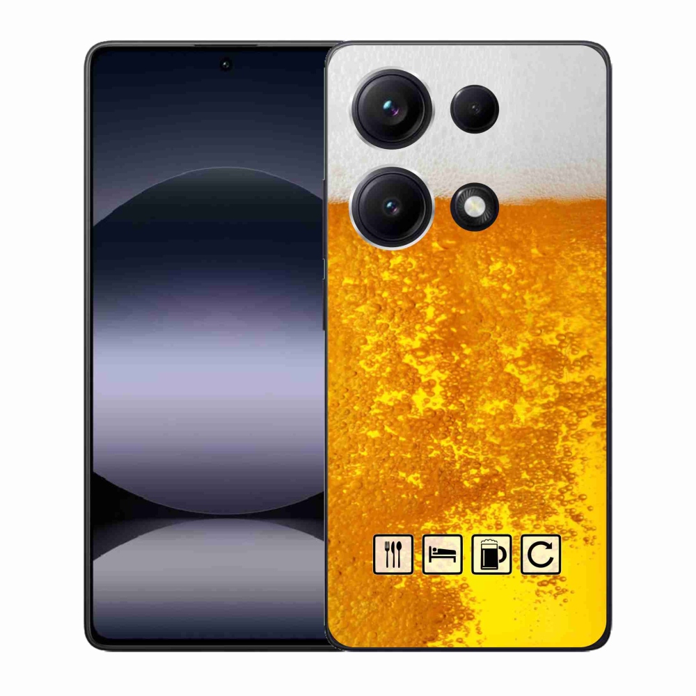 Gél borítás mmCase a Xiaomi Redmi Note 14S számára - sör motívum 3