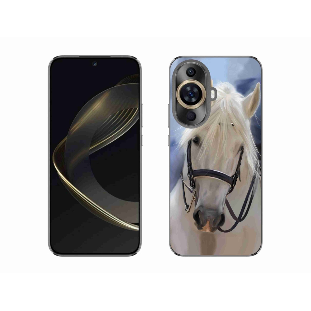 Gél borítás mmCase a Huawei Nova 11 készülékhez - fehér ló