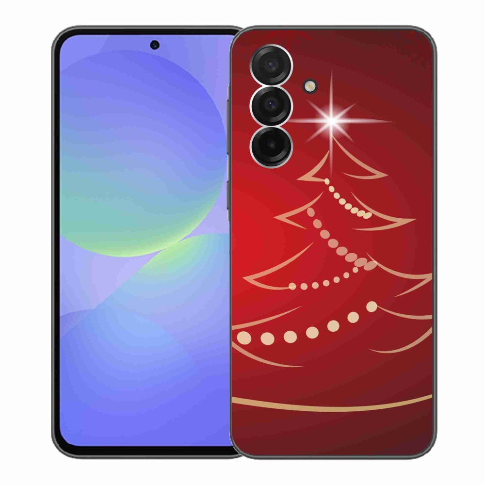 Gél borító mmCase Samsung Galaxy A36 5G - karácsonyfa karikatúra