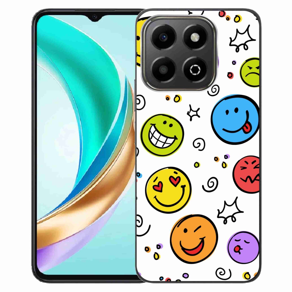 Gél borítás mmCase a Honor X6b készülékhez - smiley-k