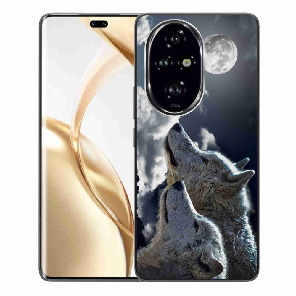 Zselés borítás mmCase a Honor 200 Pro 5G készülékhez - farkasok