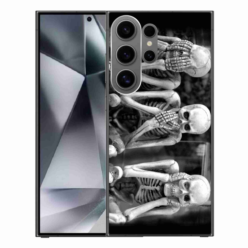 Zselés borítás mmCase Samsung Galaxy S24 Ultra - csontvázakhoz