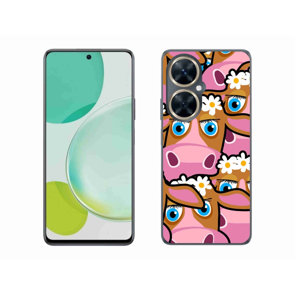 Gél borítás mmCase a Huawei Nova 11i készülékhez - karikatúrás tehenek