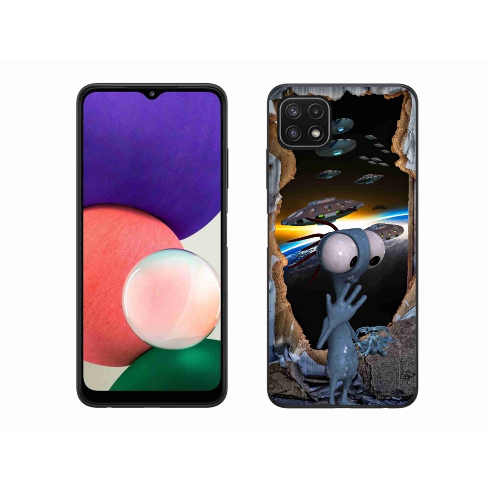 Gél védőhuzat mmCase Samsung Galaxy A22 5G - idegen