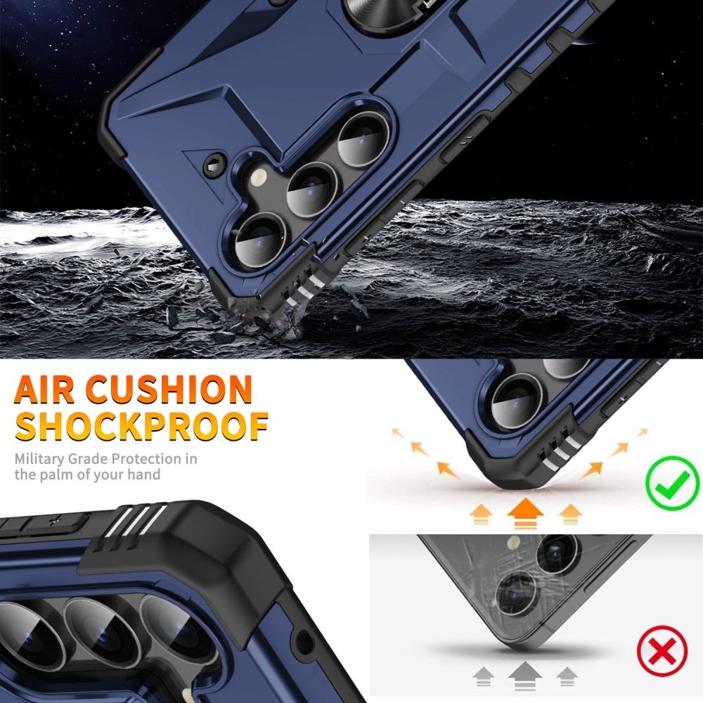 Cseppálló borítás Samsung Galaxy A26 5G készülékhez - sötétkék