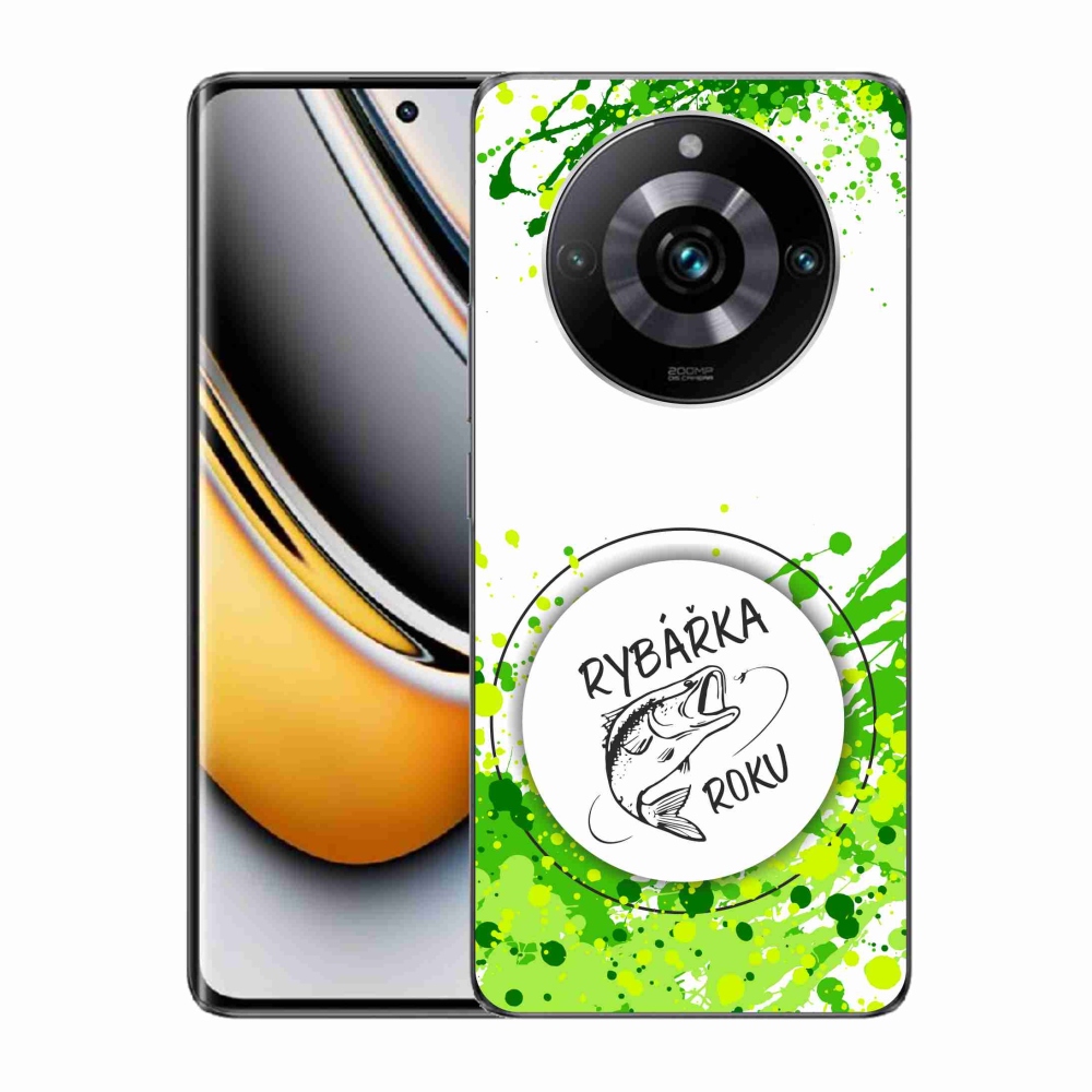 Gél borítás mmCase a Realme 11 Pro/11 Pro+ készülékre - az év halászának fehér háttere