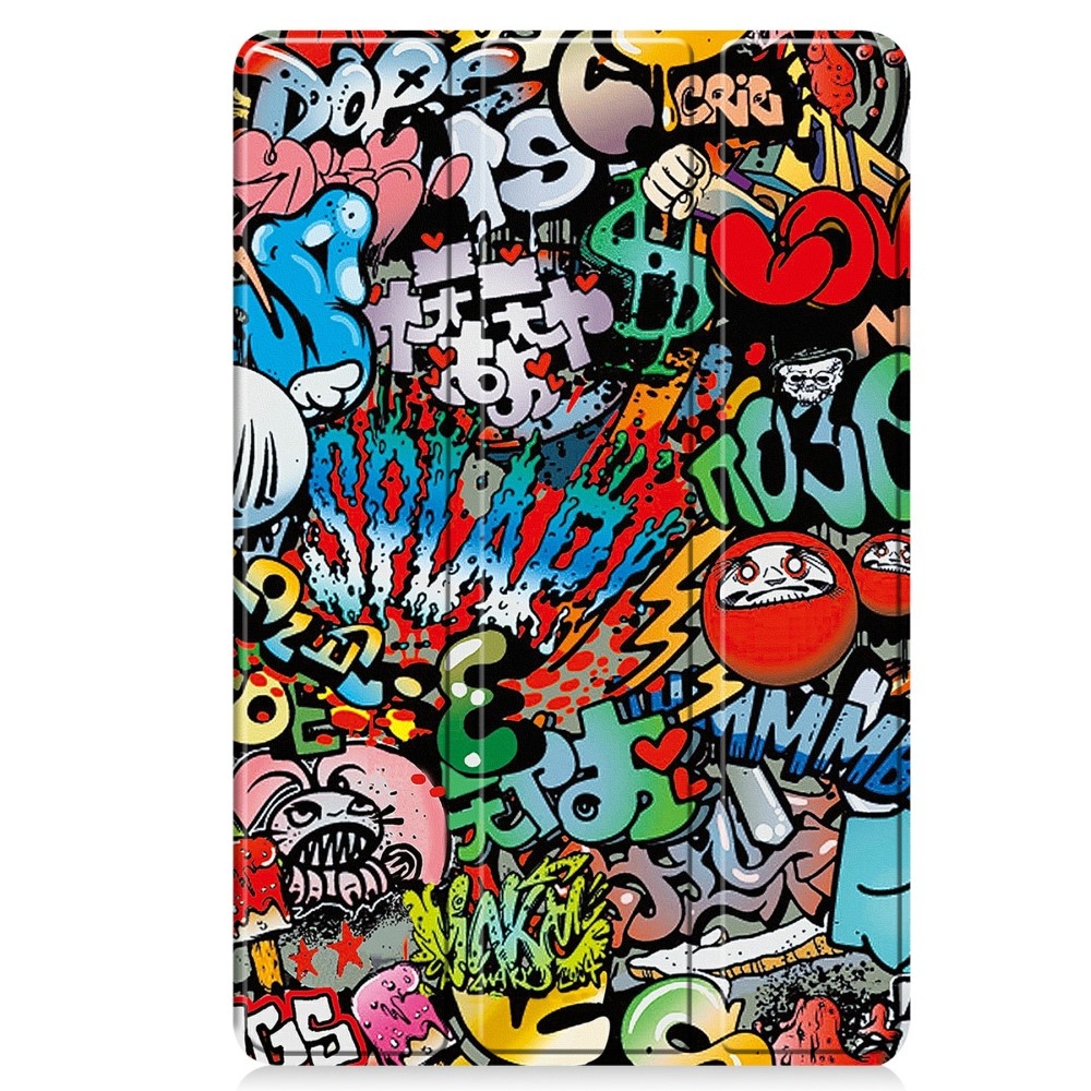 Patte intelligens záró tok Xiaomi Redmi Pad Pro 4G/5G tablethez - graffiti