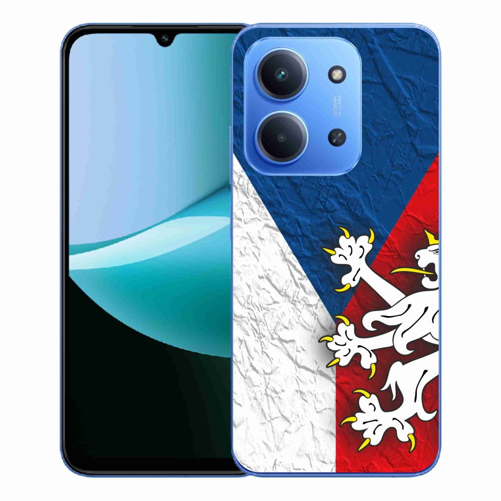 Gél borítás mmCase a Xiaomi Redmi 15C 4G/5G (173mm) - cseh zászló 1
