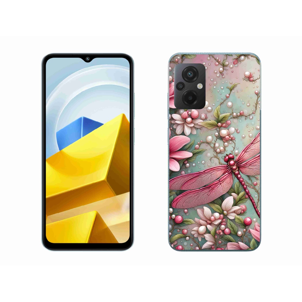 Gél borítás mmCase a Xiaomi Poco M5 4G-hez - szitakötő