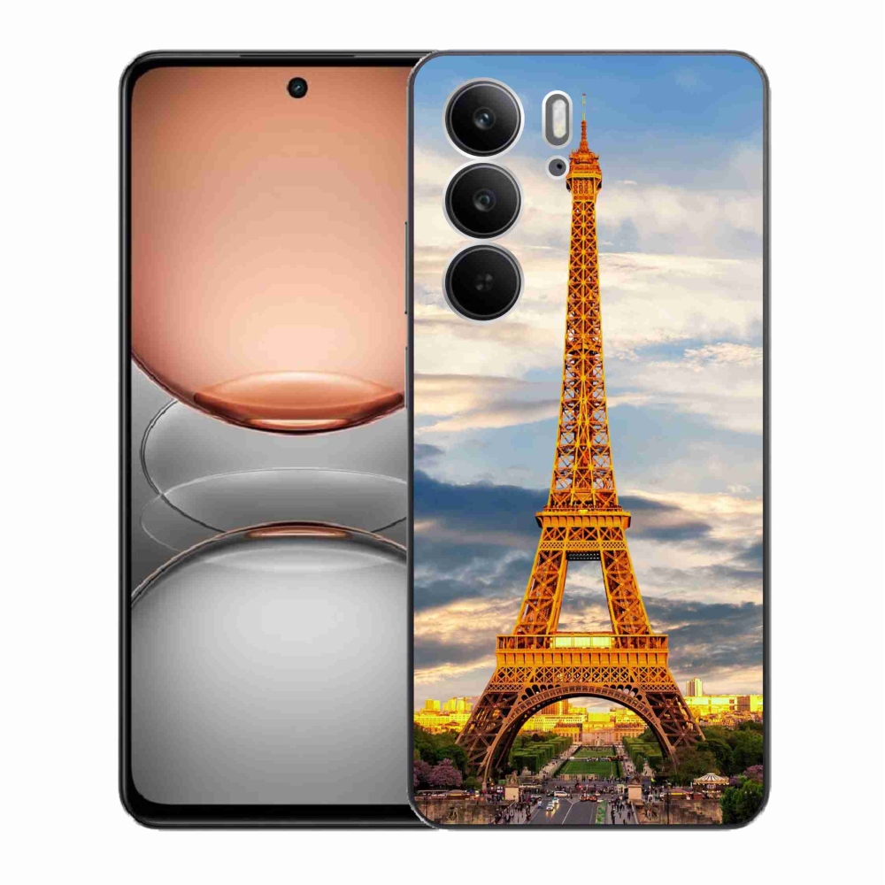 Gél borítás mmCase a Realme C75 készülékhez - eiffel torony 3