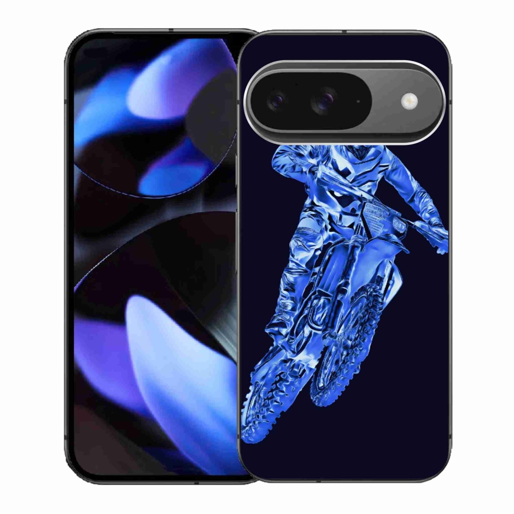 Gél borítás mmCase a Google Pixel 9/9 Pro számára - motocross 1