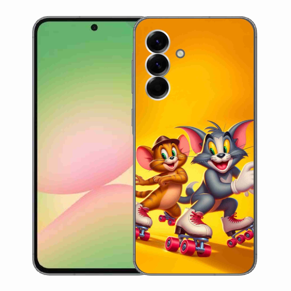 Gél védőhuzat mmCase Samsung Galaxy A56 5G - tom and jerry