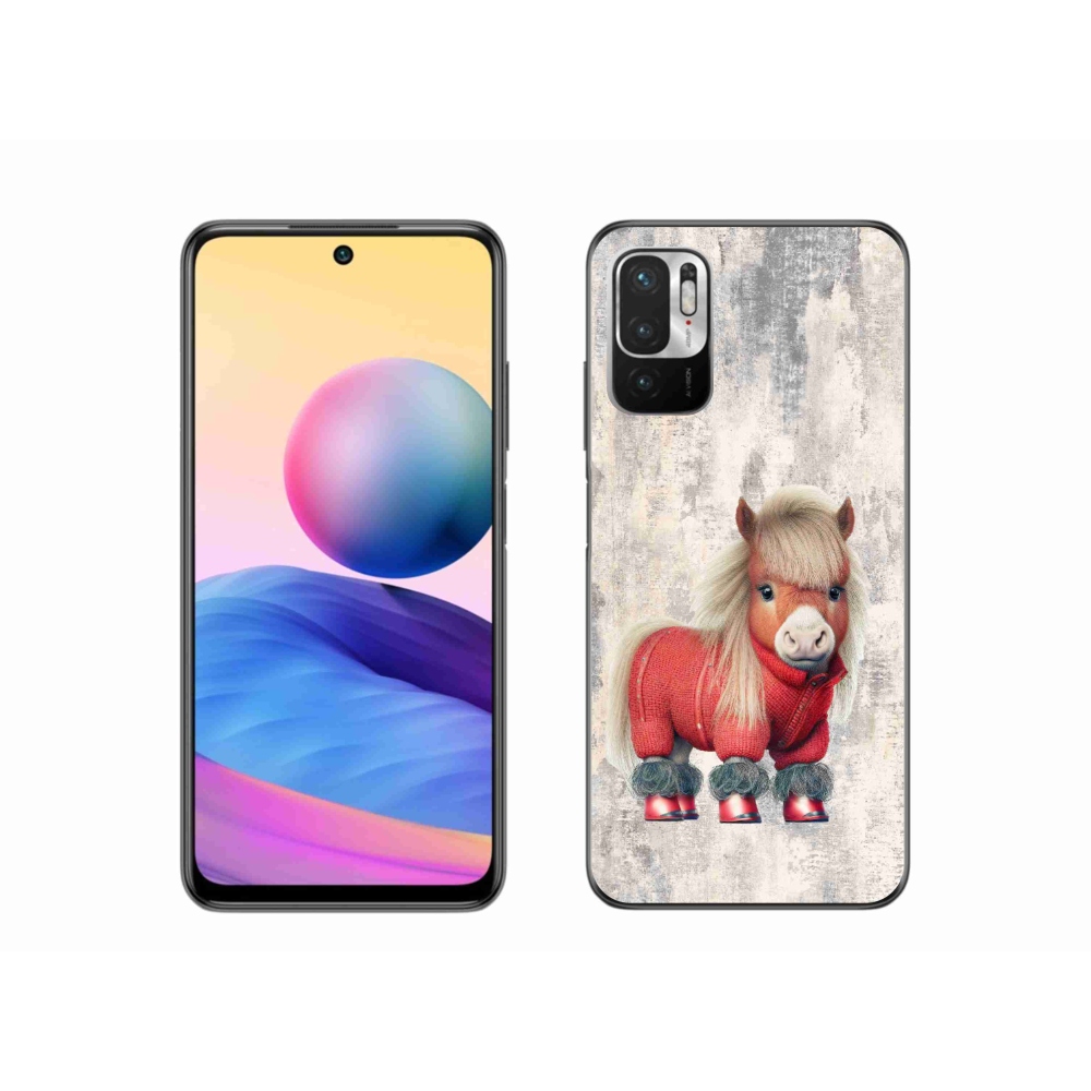 Gél borítás mmCase a Xiaomi Redmi Note 10 5G-hez - póni pulóverben