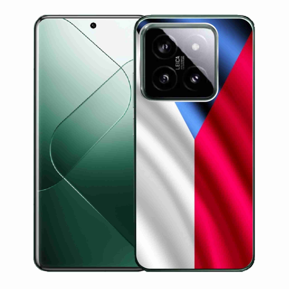 Gél borítás mmCase a Xiaomi 14 - cseh zászlóhoz