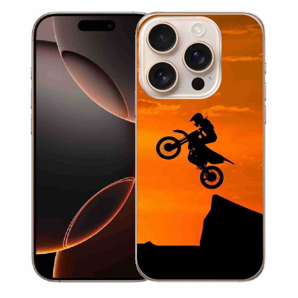 Zselés borítás mmCase iPhone 16 Pro Max készülékhez - motocross