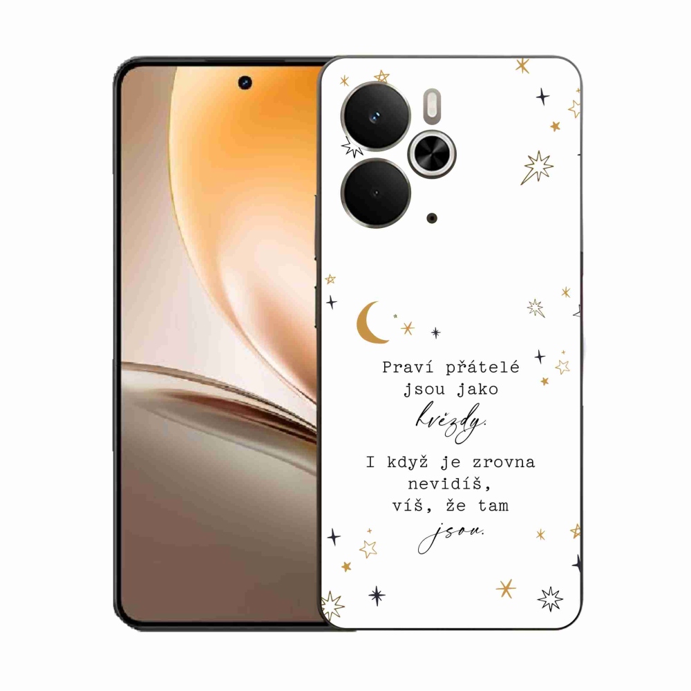 Gél borítás mmCase a Realme 14 5G/14T 5G - idézet 6 fehér háttérrel