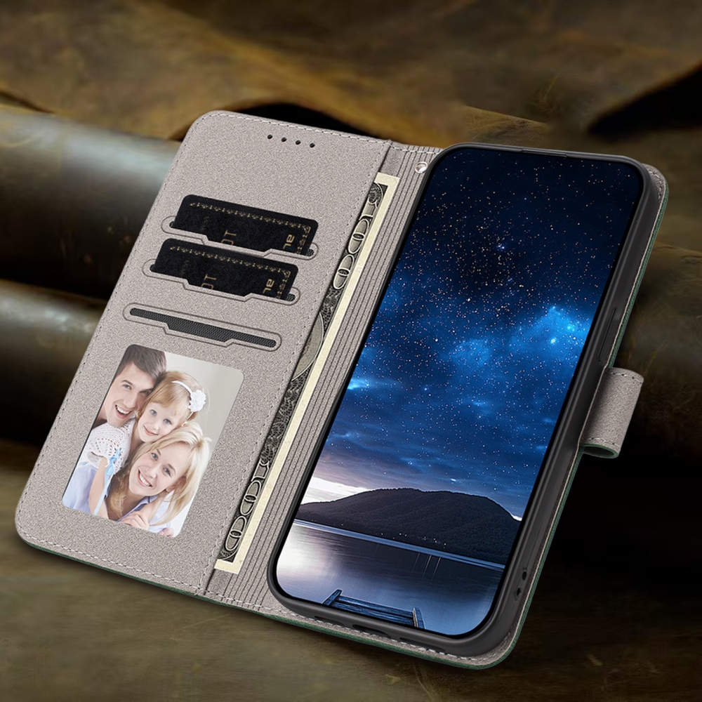 Snap book tok Xiaomi Redmi 15 4G/5G (171mm) - zöld