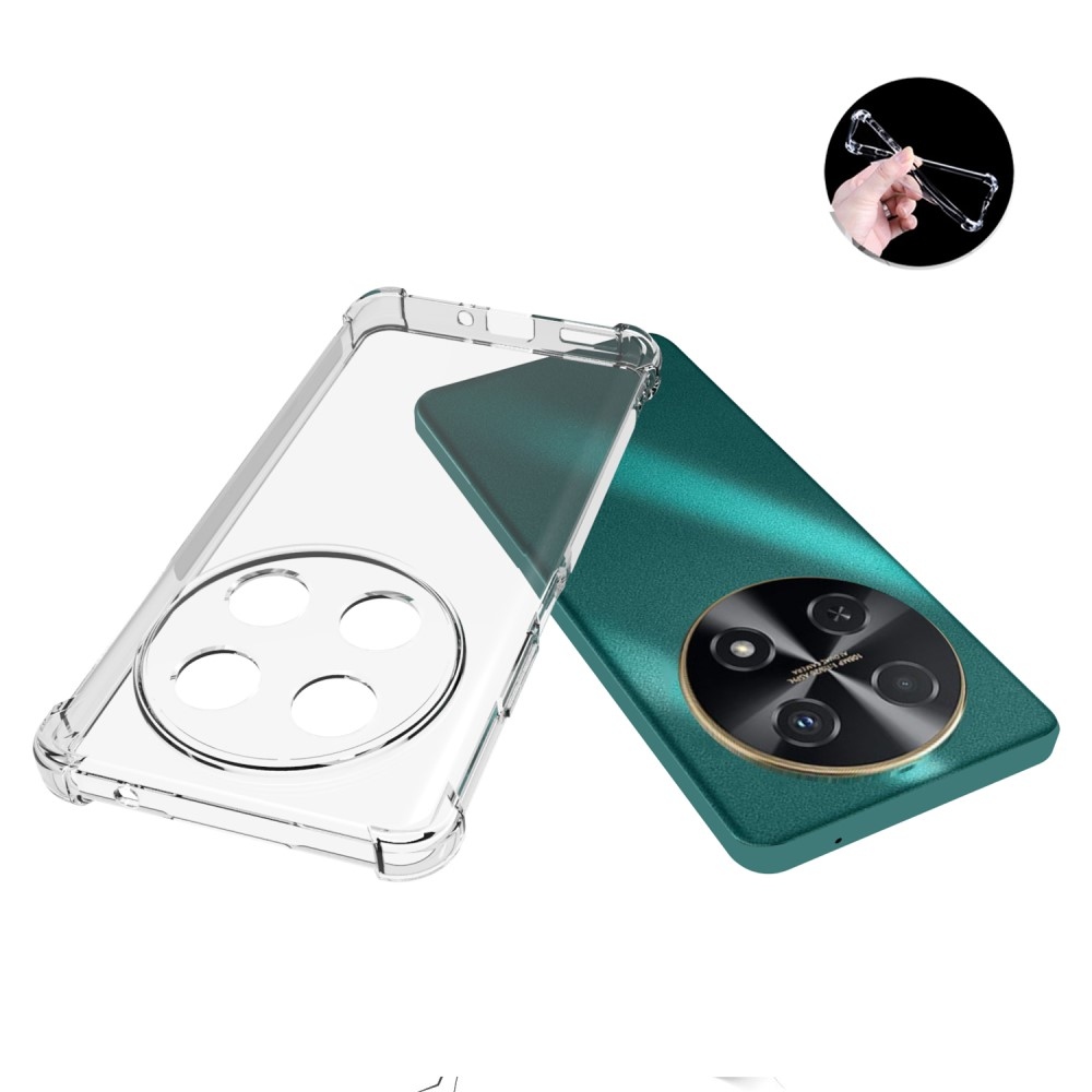 Átlátszó zselés tok megerősített sarkokkal a Huawei Nova 12i számára