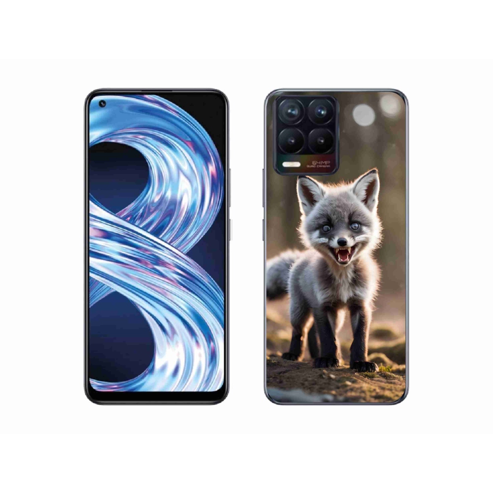 Gél borítás mmCase a Realme 8 4G-n - angry fox