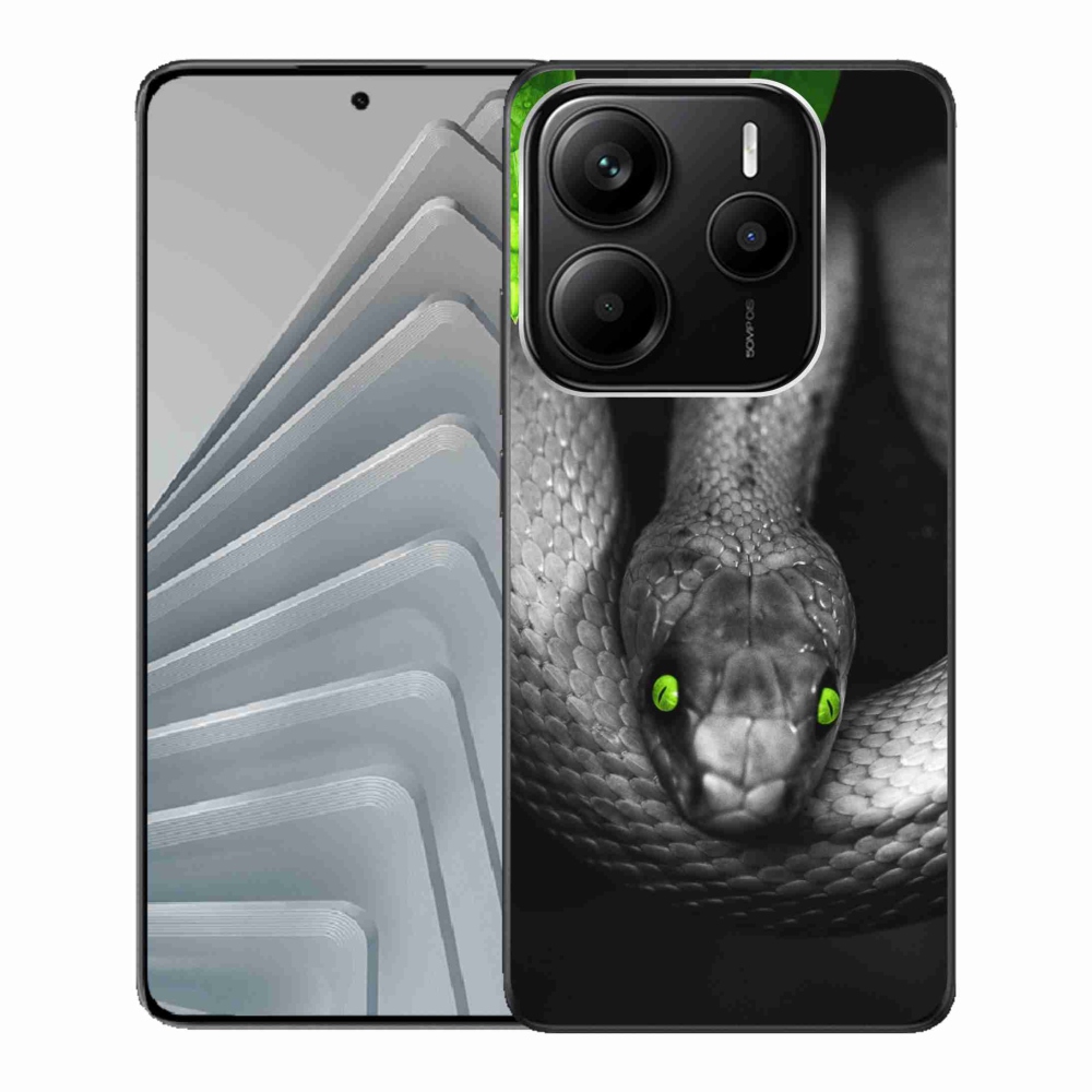 Gél borítás mmCase a Xiaomi Redmi Note 14 5G-hez - kígyó