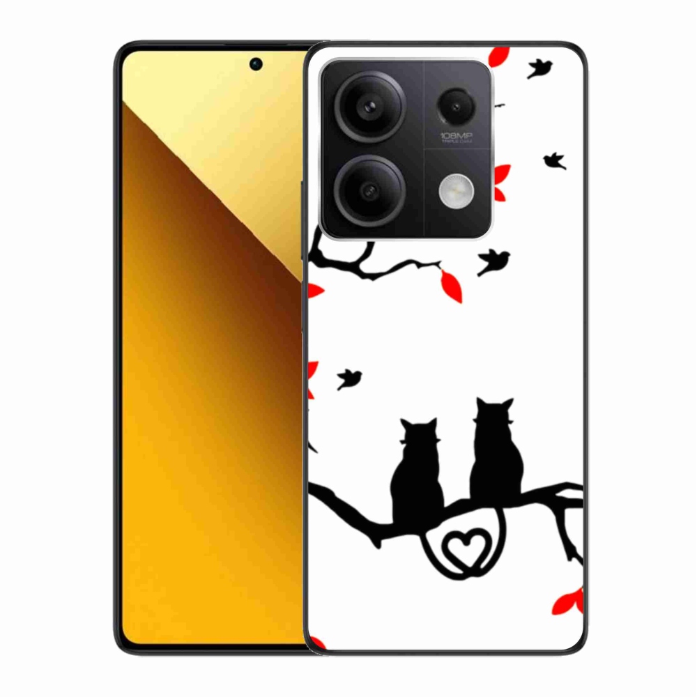 Gél borító mmCase a Xiaomi Redmi Note 13 5G-hez - macska szeretet