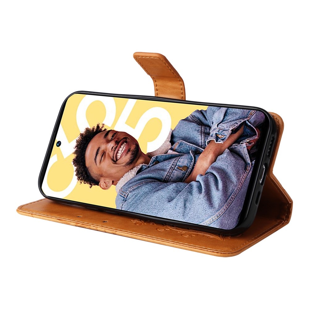 Nagy pillangó könyvtáska a Realme C55 készülékhez - sárga